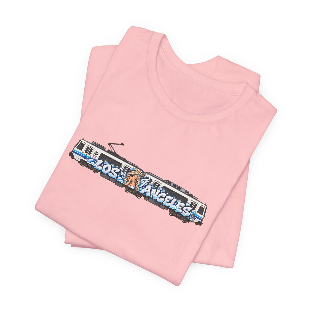Los Angeles Metro Train Graphic Tee — Unisex Graphic T‑Shirt