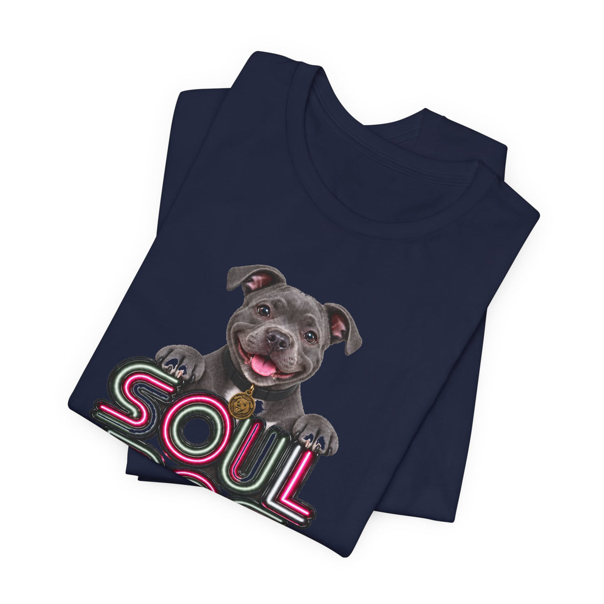 Soul Dog Staffordshire Bull Terrier Puppy - Unisex Graphic T-Shirt