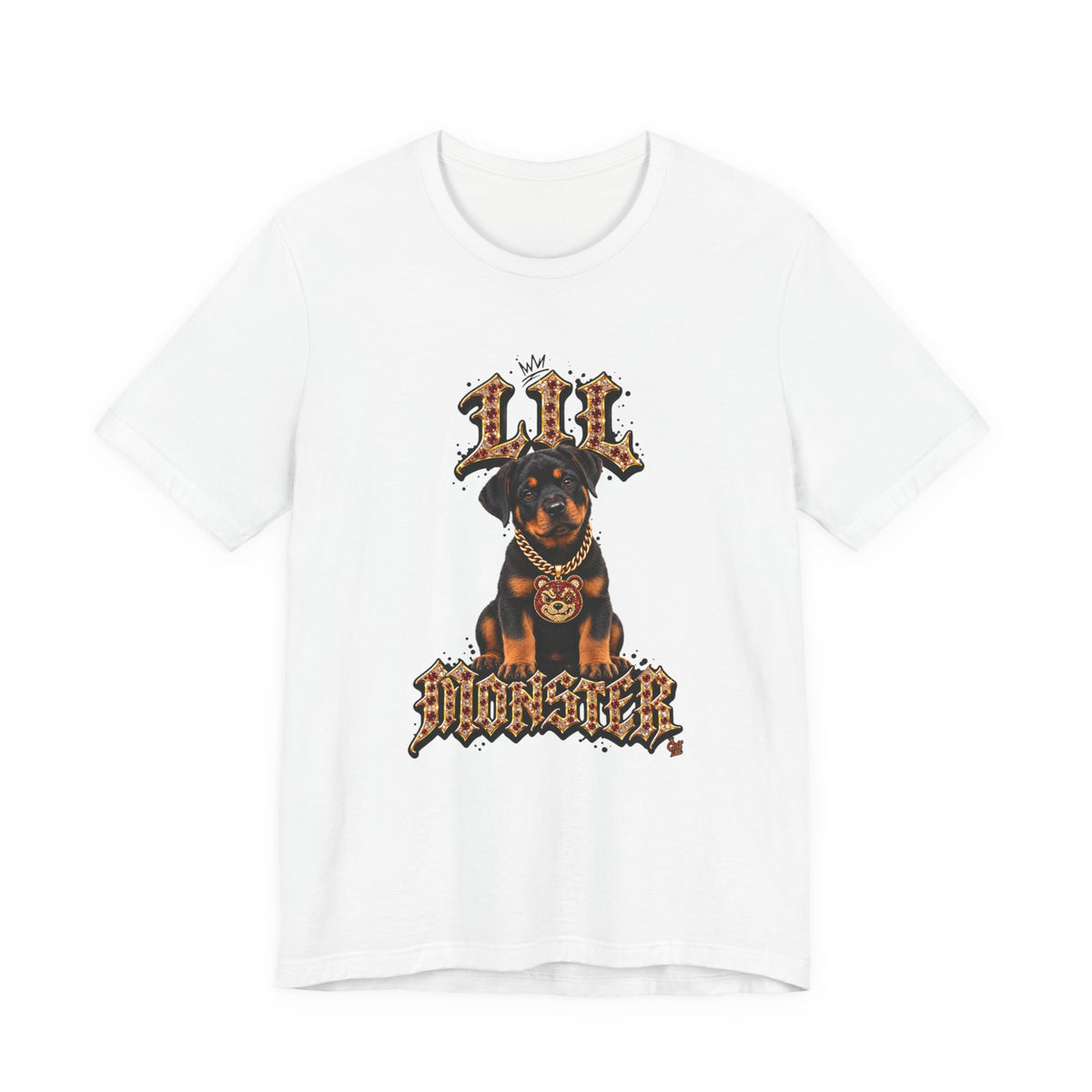 Rottweiler Puppy ‘Lil Monster’  Tee — Unisex Graphic T-Shirt