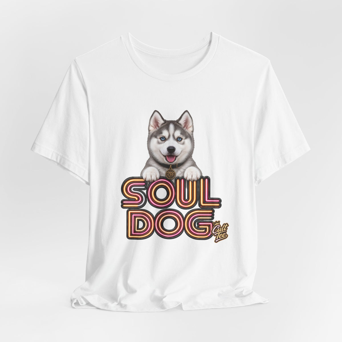 Soul Dog Husky Puppy — Unisex Graphic T-Shirt