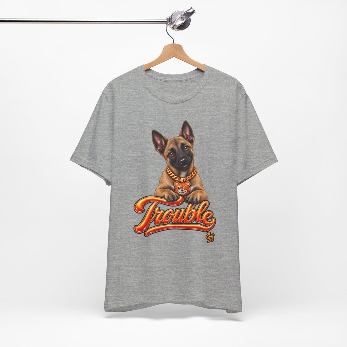 "Trouble" Belgian Malinois Tee - Unisex Graphic T-Shirt