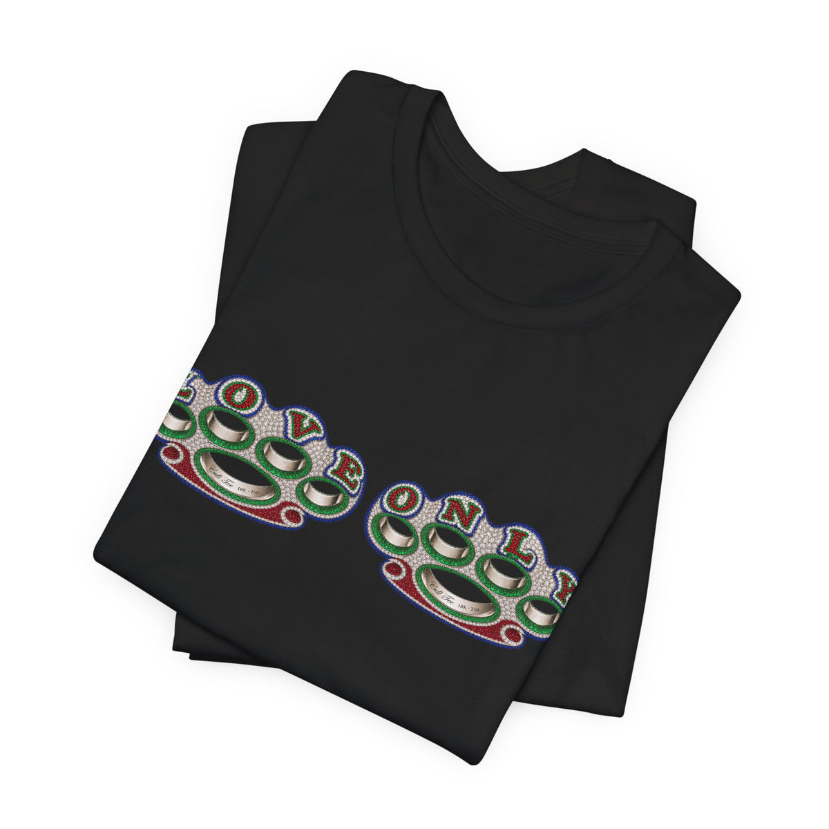 Brass Knuckles Graphic Tee — Retro Streetwear Short Sleeve Shirt