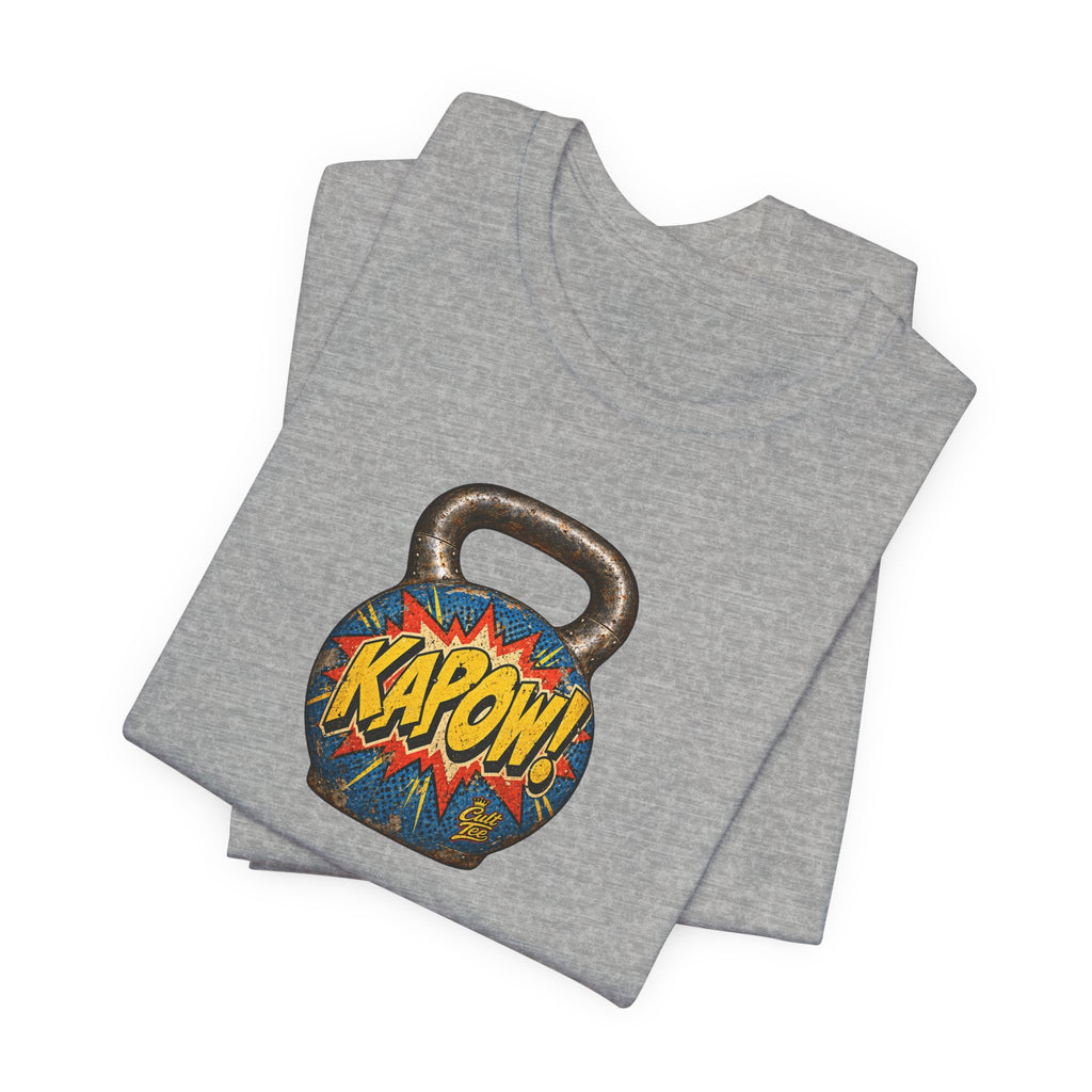 Kettlebell 'KAPOW!' T‑Shirt - Unisex Graphic Tee