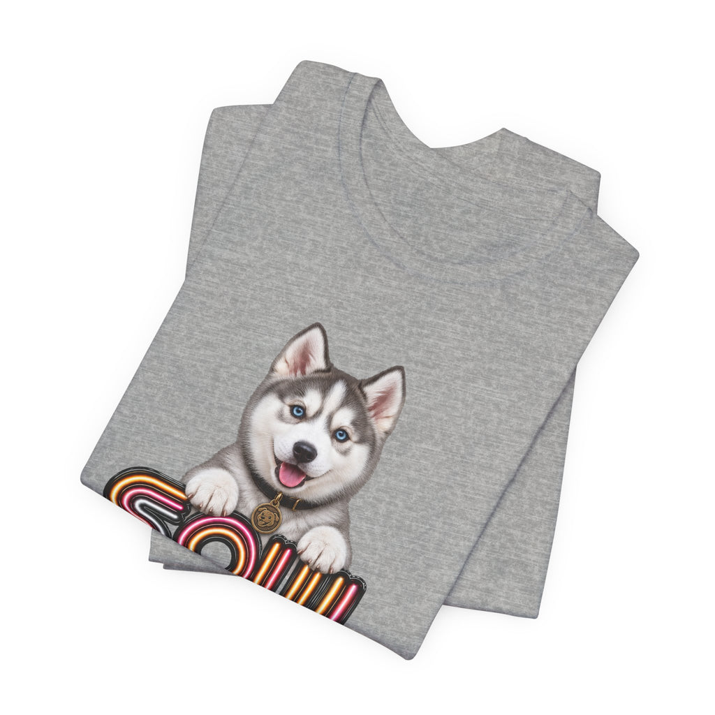 Soul Dog Husky Puppy — Unisex Graphic T-Shirt