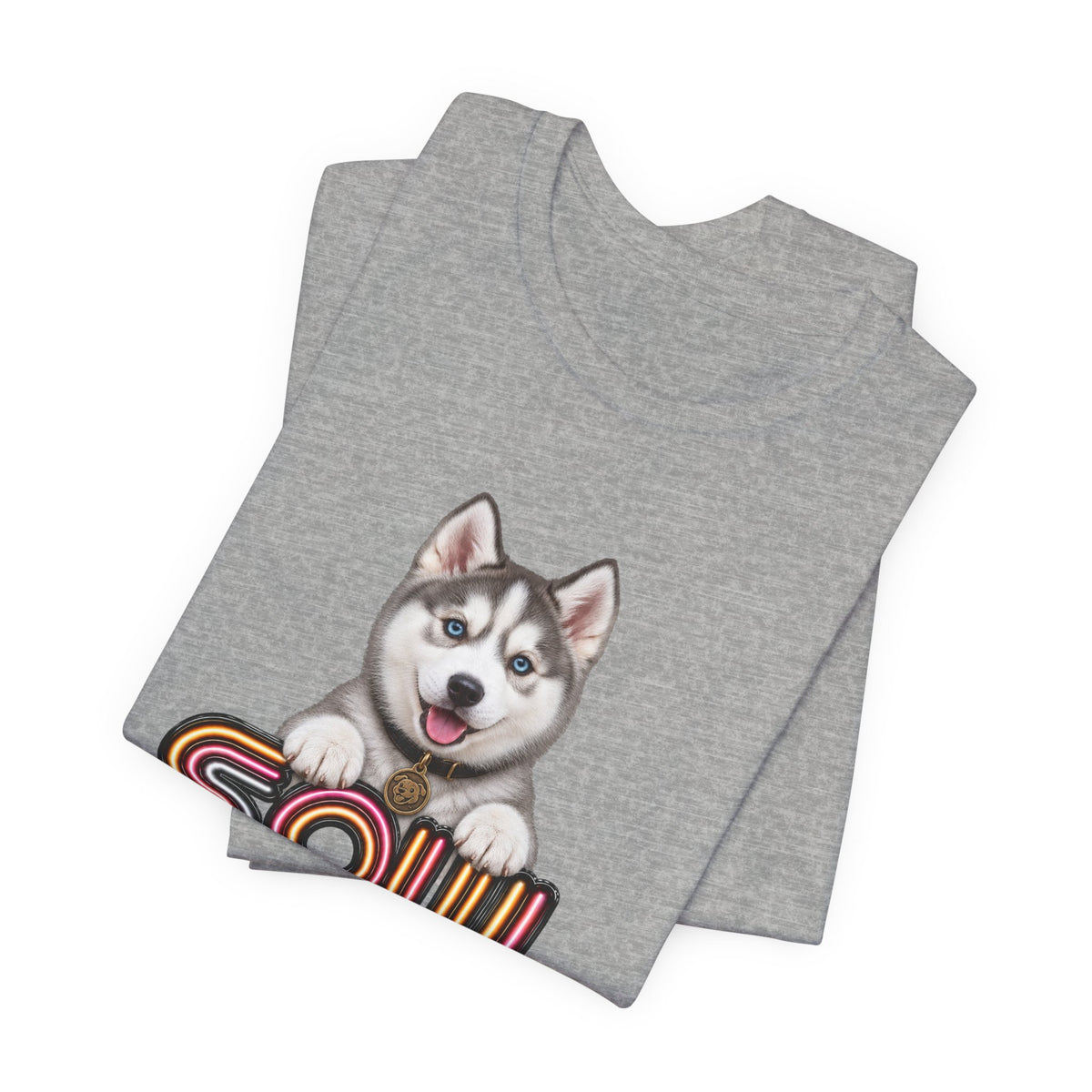 Soul Dog Husky Puppy — Unisex Graphic T-Shirt