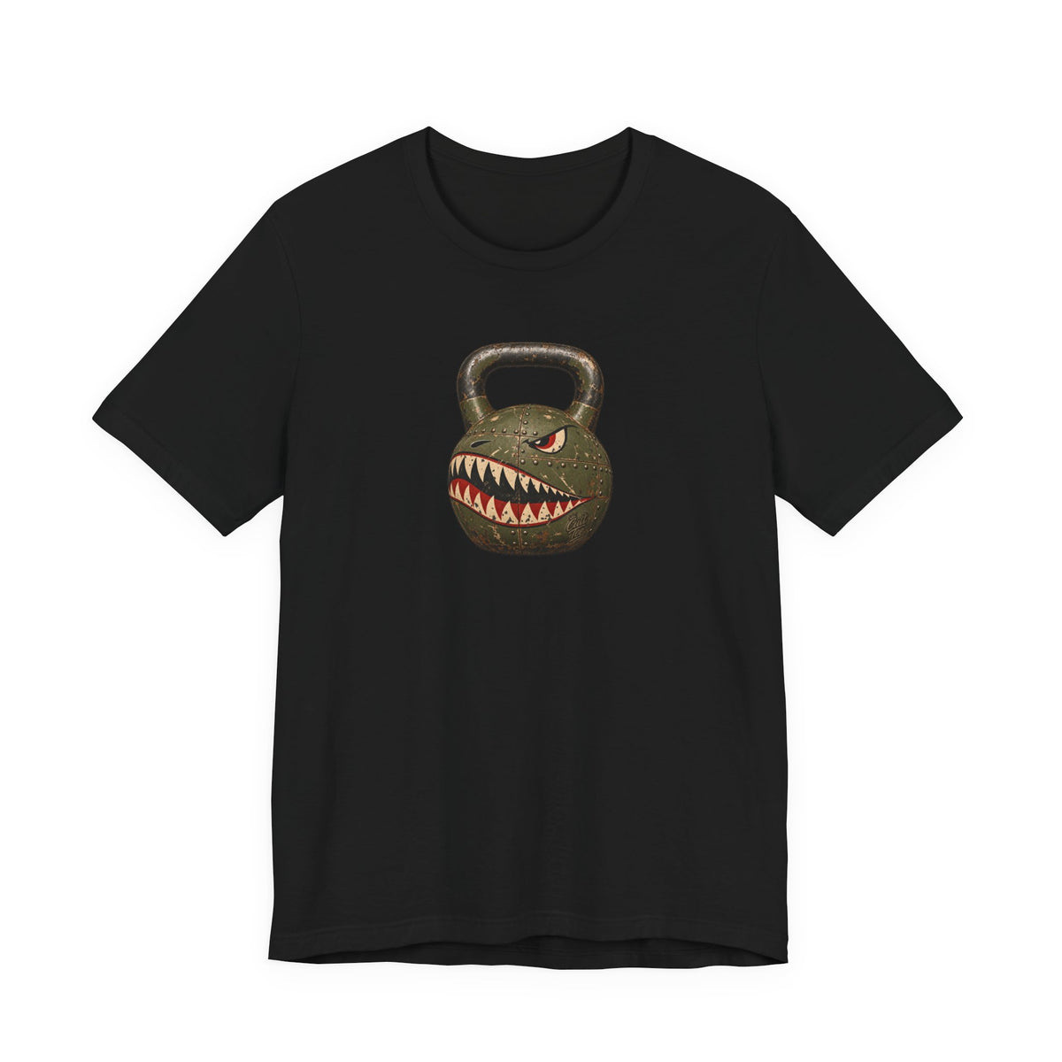 Kettlebell Shark Face Graphic — Unisex T-Shirt