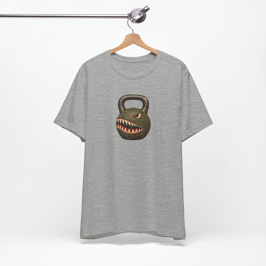 Kettlebell Shark Face Graphic — Unisex T-Shirt