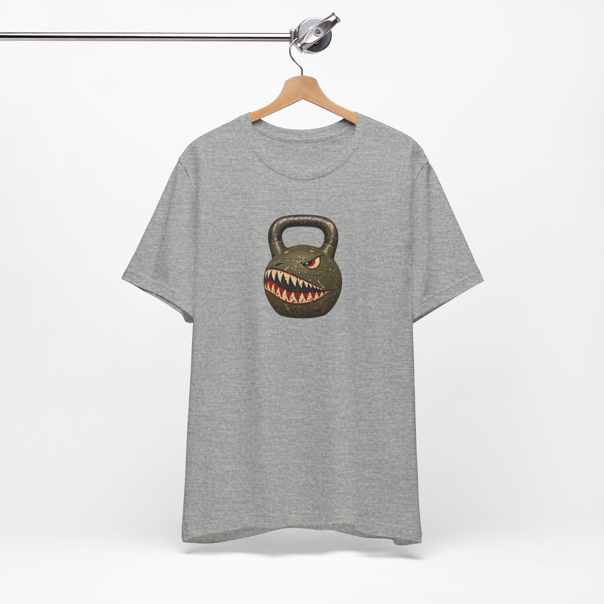 Kettlebell Shark Face Graphic — Unisex T-Shirt