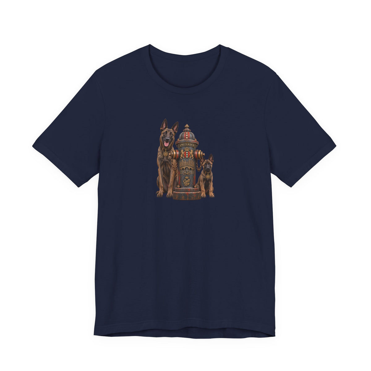 Amsterdam Fire Hydrant - Dutch Shepherd Unisex T-Shirt