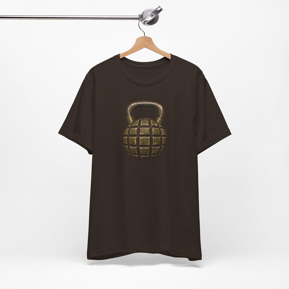 Kettlebell Grenade Graphic T-Shirt – Unisex T-Shirt
