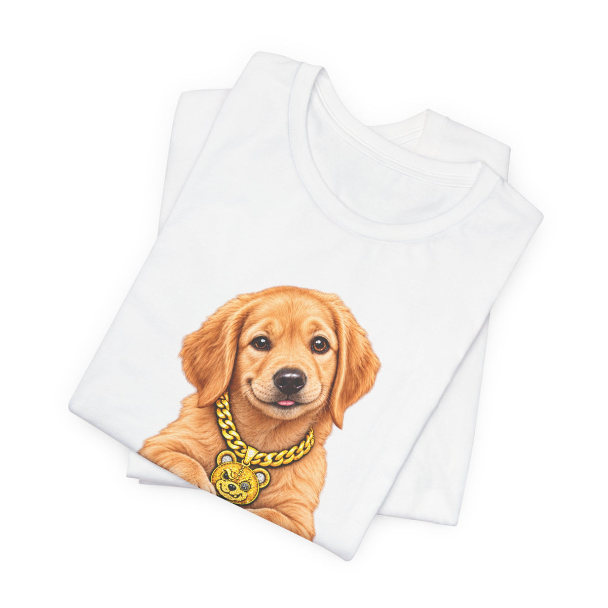 "Trouble Puppy" Golden Retriever Puppy T-Shirt — Unisex Graphic Tee