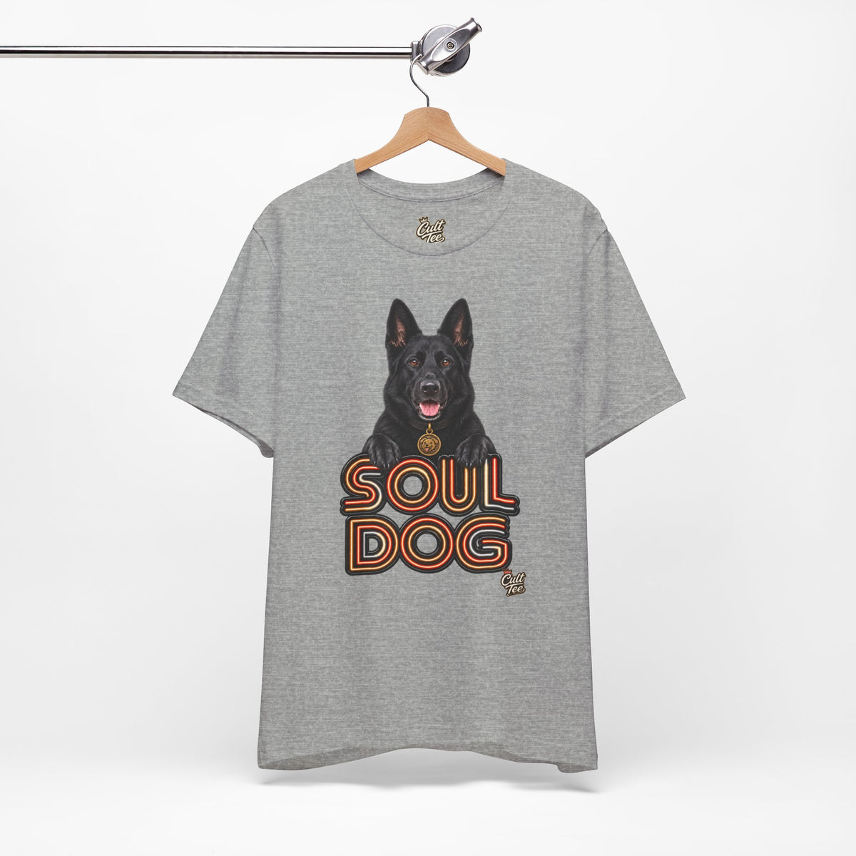 Soul Dog  Black German Shepherd T‑Shirt — Unisex Graphic Tee