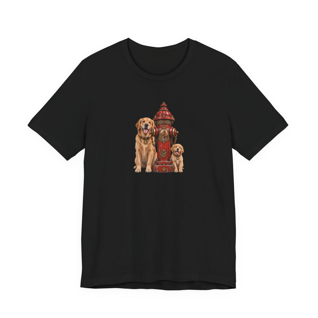San Francisco Fire Hydrant - Golden Retriever Unisex T-Shirt