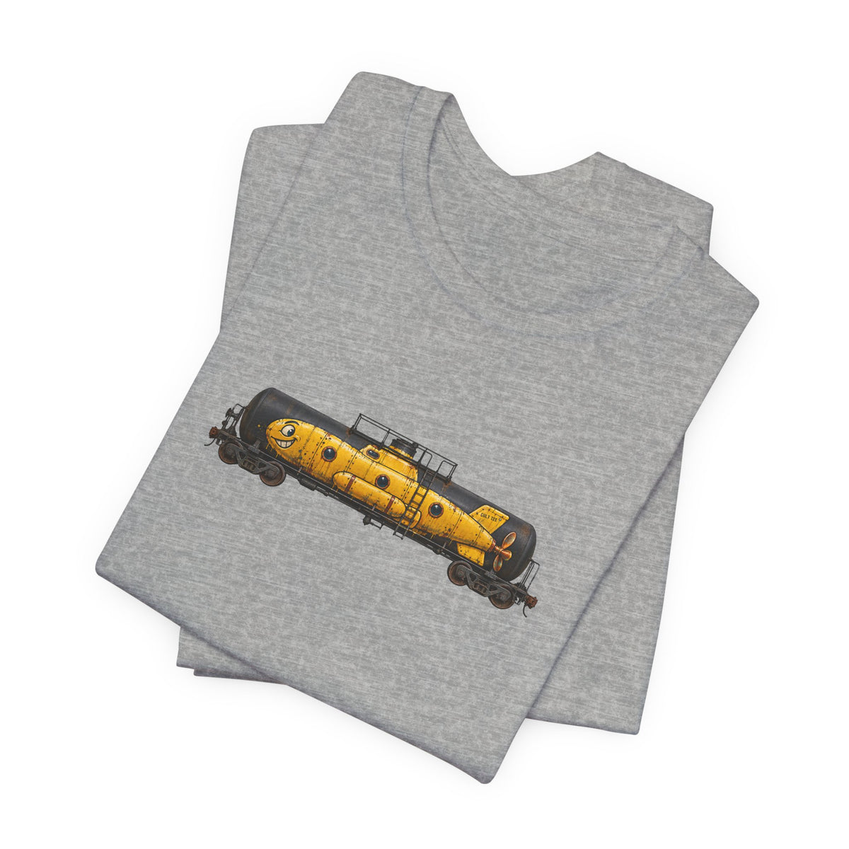 Yellow Submarine Tanker Train Tee — Unisex T-Shirt