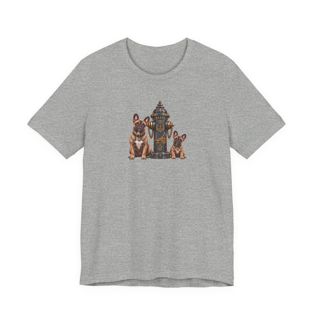 Paris Fire Hydrant —  French Bulldog Unisex T-Shirt