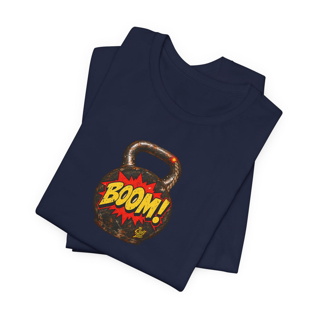 Kettlebell 'BOOM!' - Unisex Graphic T-Shirt
