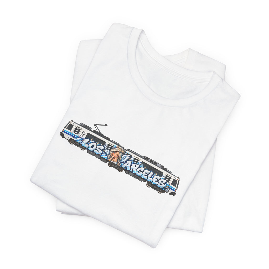 Los Angeles Metro Train Graphic Tee — Unisex Graphic T‑Shirt
