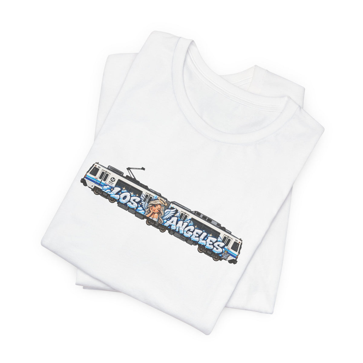 Los Angeles Metro Train Graphic Tee — Unisex Graphic T‑Shirt