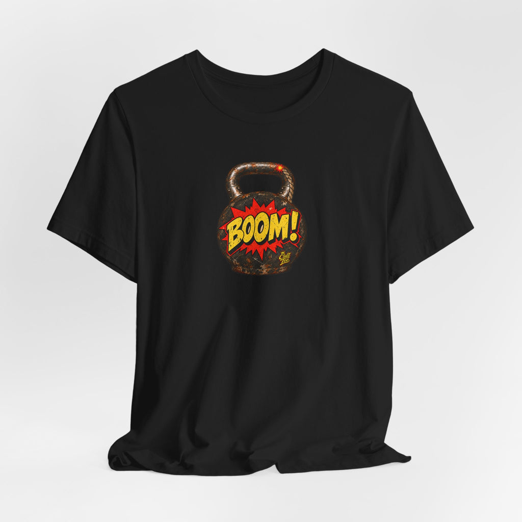 Kettlebell 'BOOM!' - Unisex Graphic T-Shirt