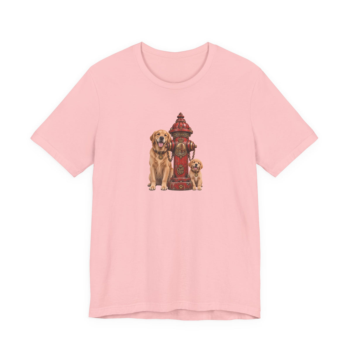 San Francisco Fire Hydrant - Golden Retriever Unisex T-Shirt