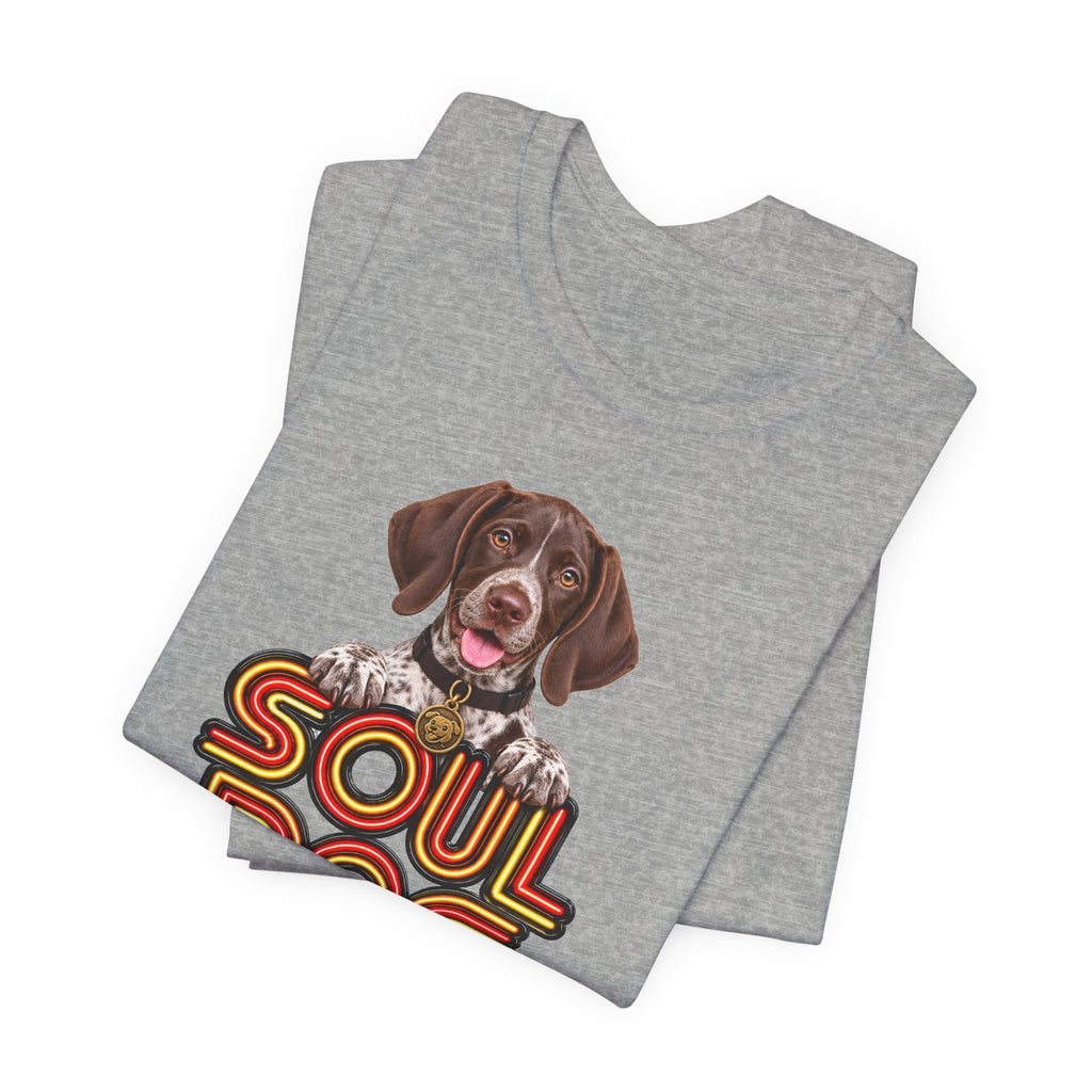 Soul Dog German Shorthaired Pointer Puppy — Unisex Graphic Dog Lover T-Shirt