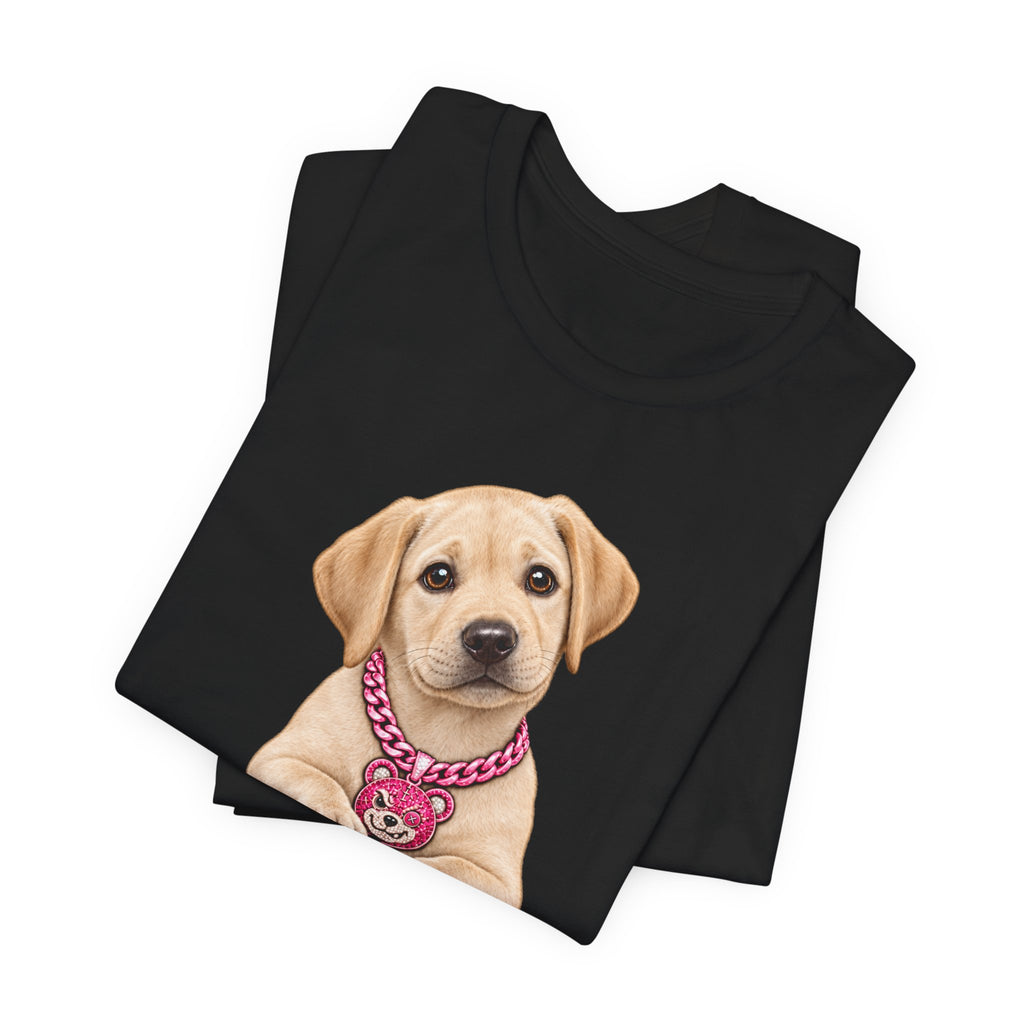 "Trouble" Labrador Puppy Tee — Unisex Graphic T-Shirt