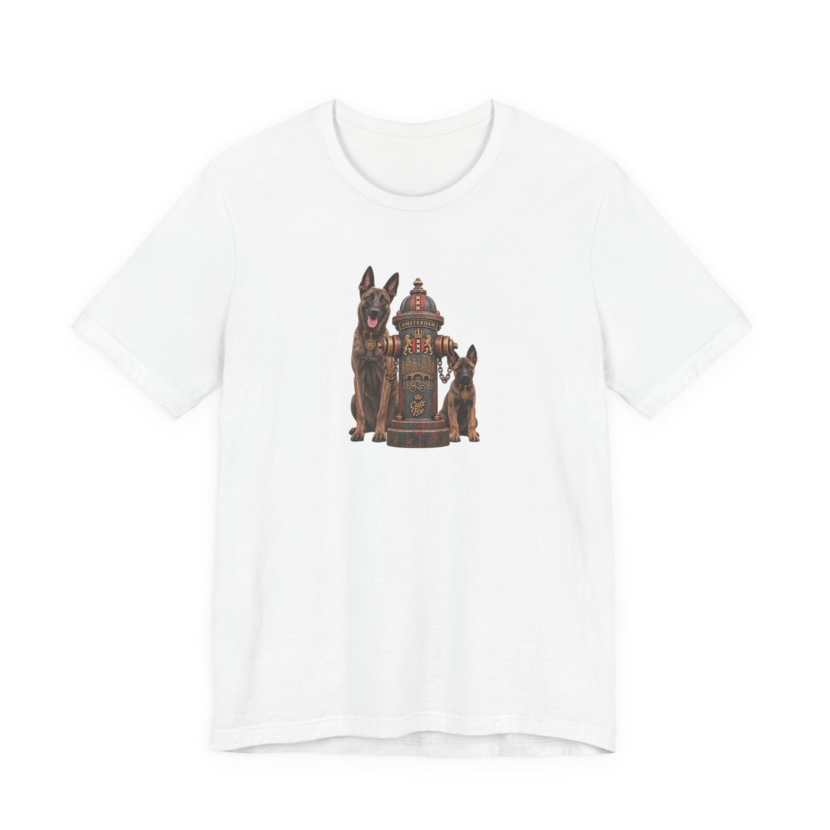 Amsterdam Fire Hydrant - Dutch Shepherd Unisex T-Shirt