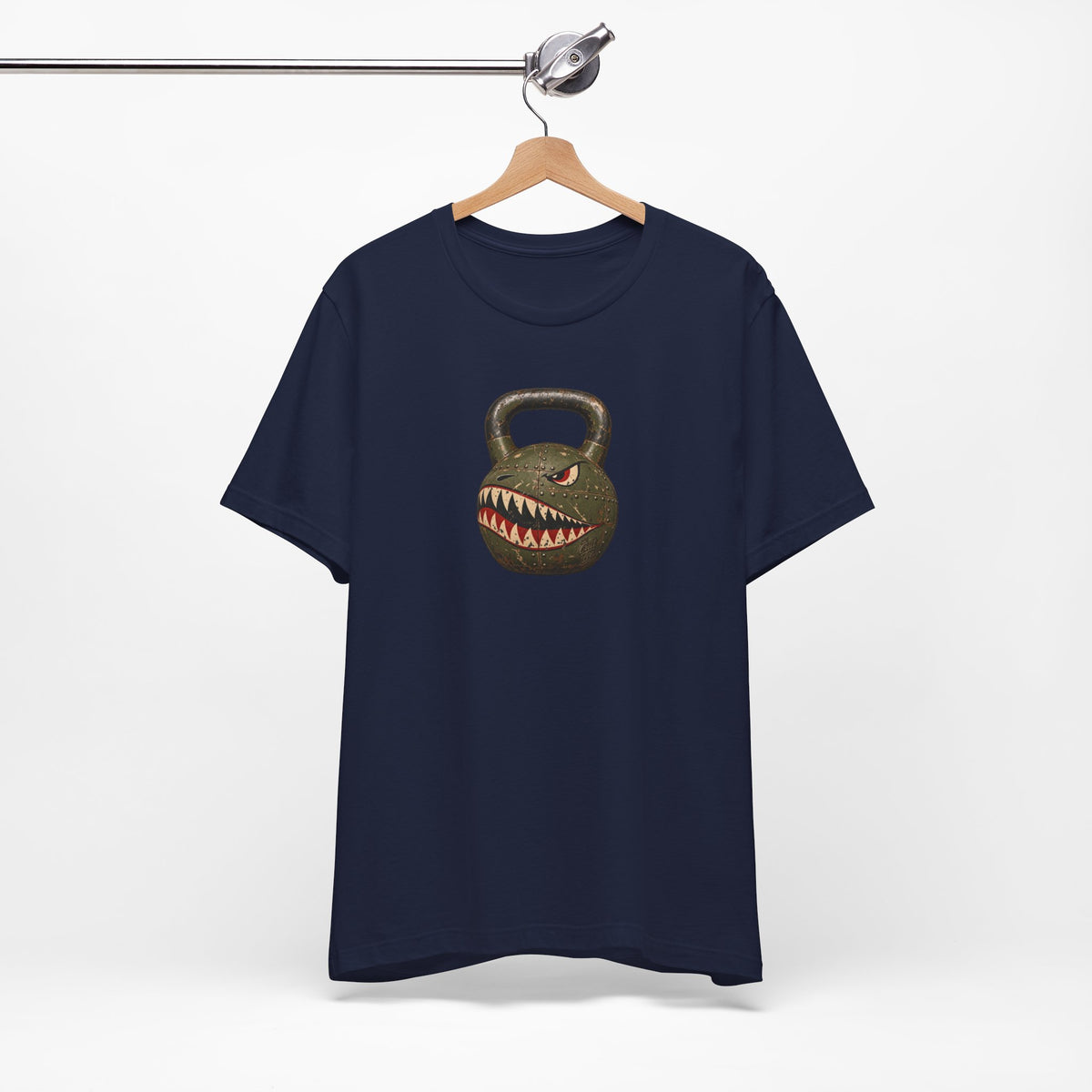 Kettlebell Shark Face Graphic — Unisex T-Shirt