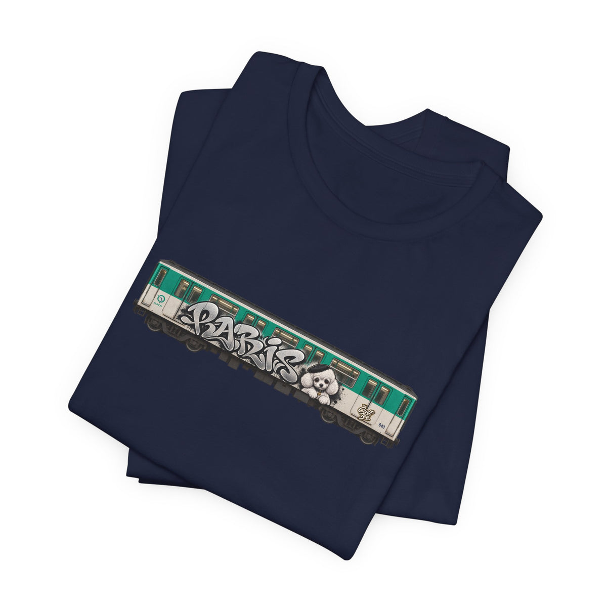 Paris Metro Train T-Shirt – Unisex Graffiti Art Tee