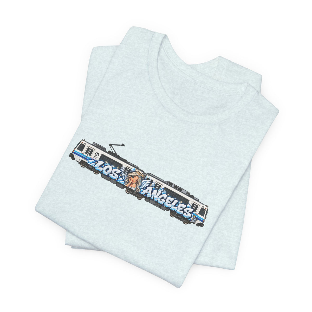 Los Angeles Metro Train Graphic Tee — Unisex Graphic T‑Shirt