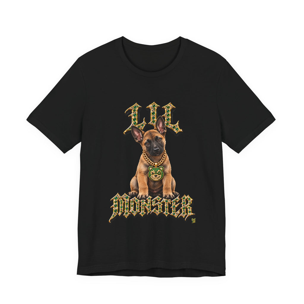 Malinois Puppy 'Lil Monster' T-Shirt — Unisex Graphic T-Shirt