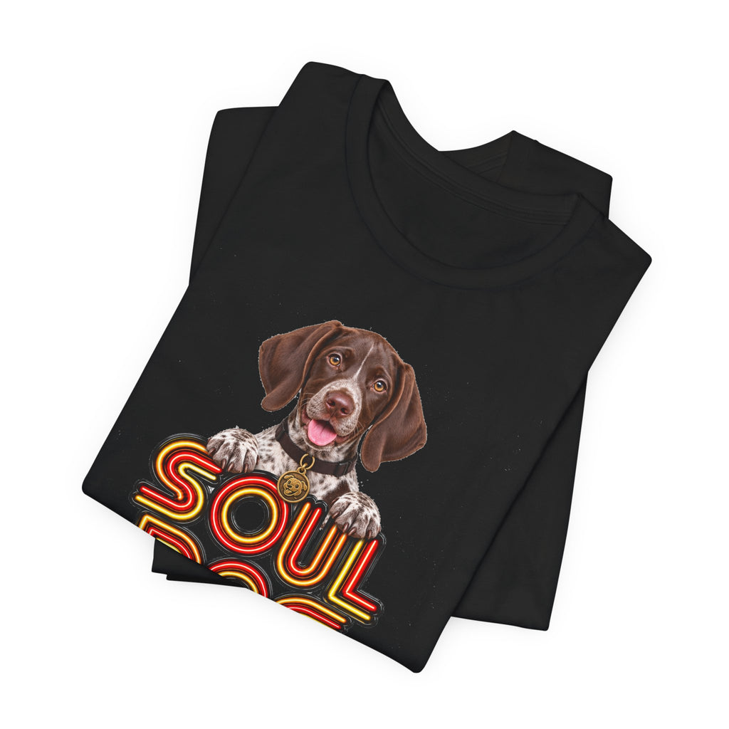 Soul Dog German Shorthaired Pointer Puppy — Unisex Graphic Dog Lover T-Shirt