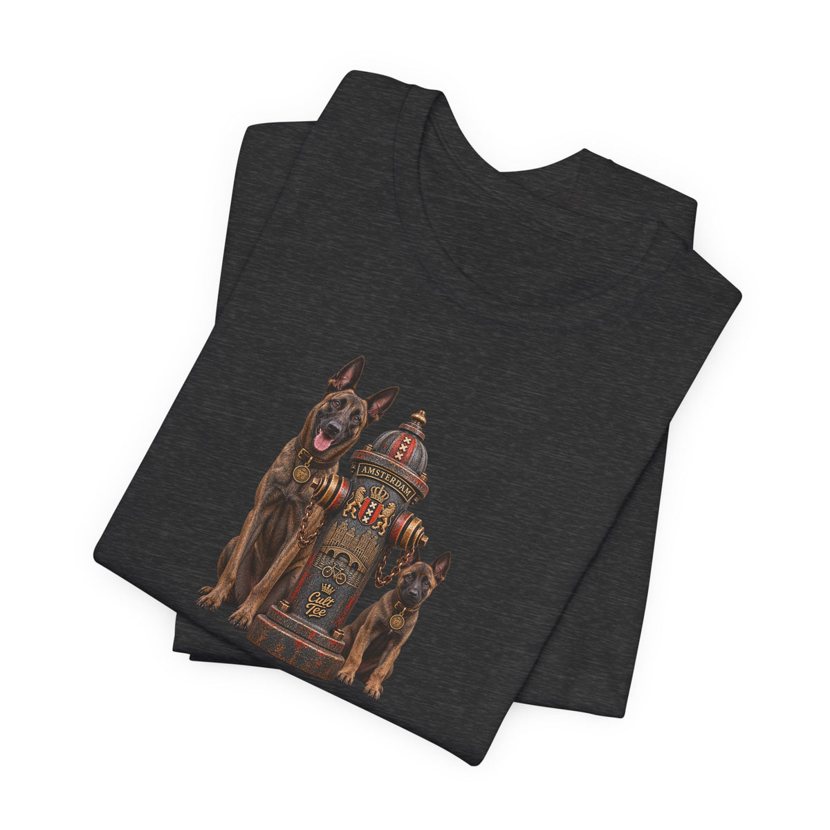 Amsterdam Fire Hydrant - Dutch Shepherd Unisex T-Shirt