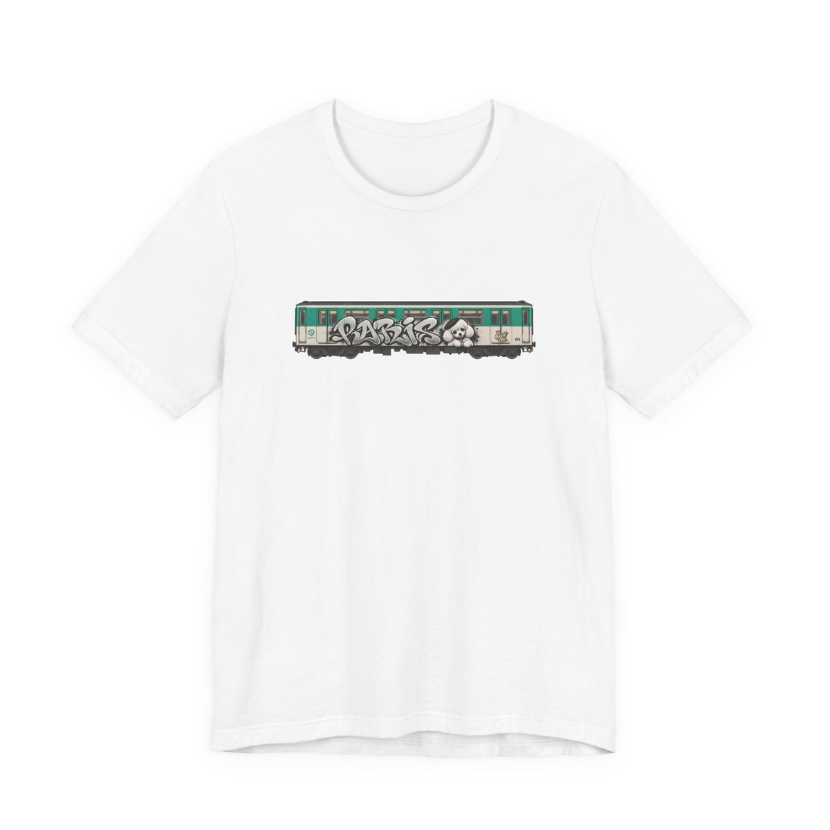 Paris Metro Train T-Shirt – Unisex Graffiti Art Tee