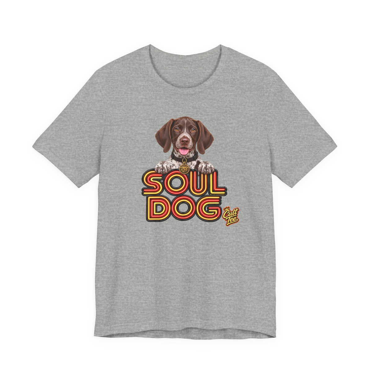Soul Dog German Shorthaired Pointer Puppy — Unisex Graphic Dog Lover T-Shirt