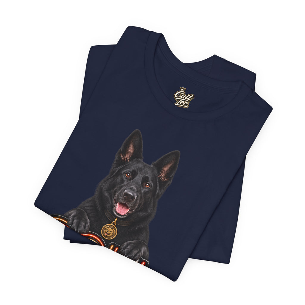 Soul Dog  Black German Shepherd T‑Shirt — Unisex Graphic Tee