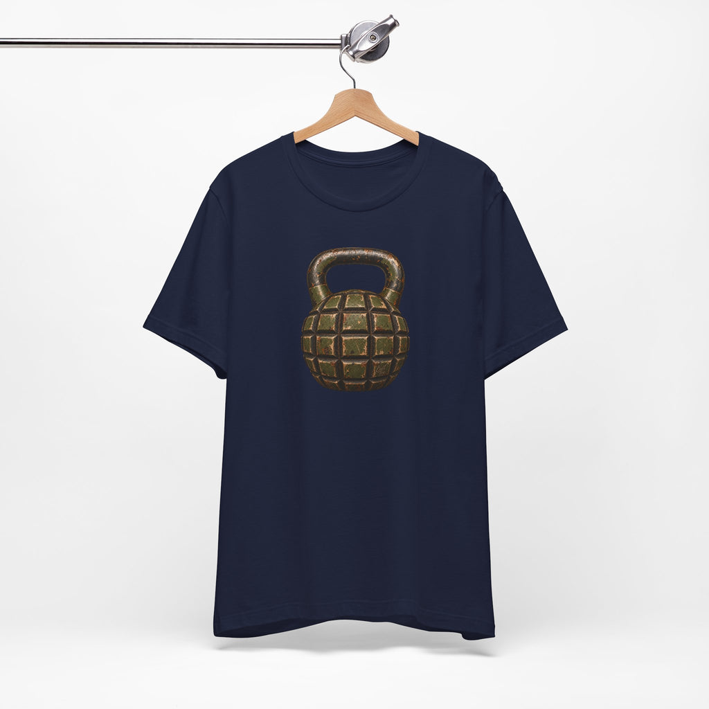 Kettlebell Grenade Graphic T-Shirt – Unisex T-Shirt