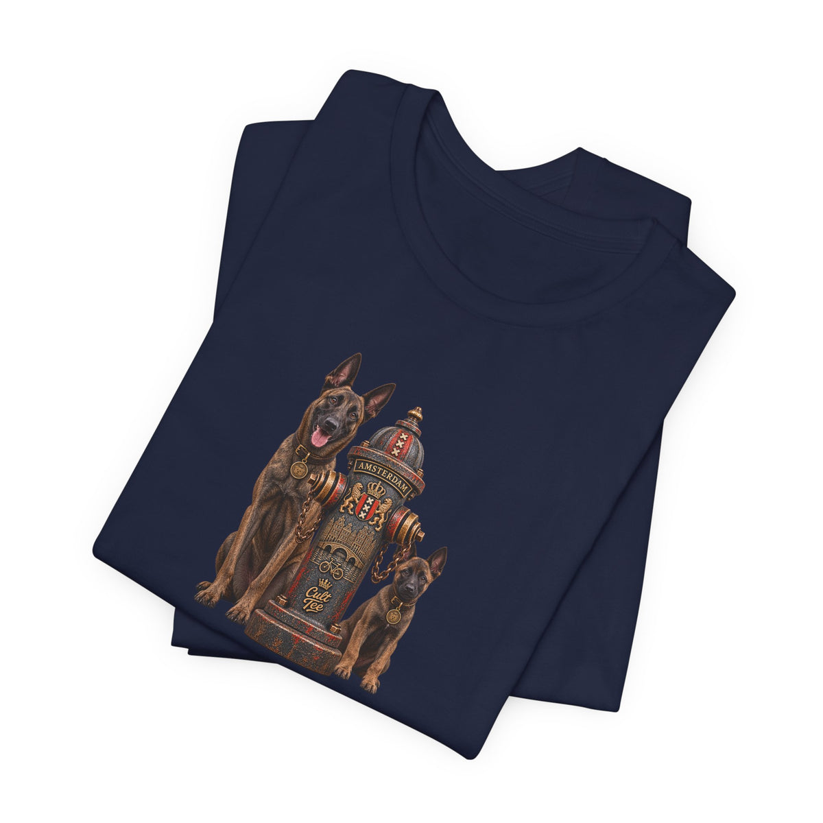Amsterdam Fire Hydrant - Dutch Shepherd Unisex T-Shirt