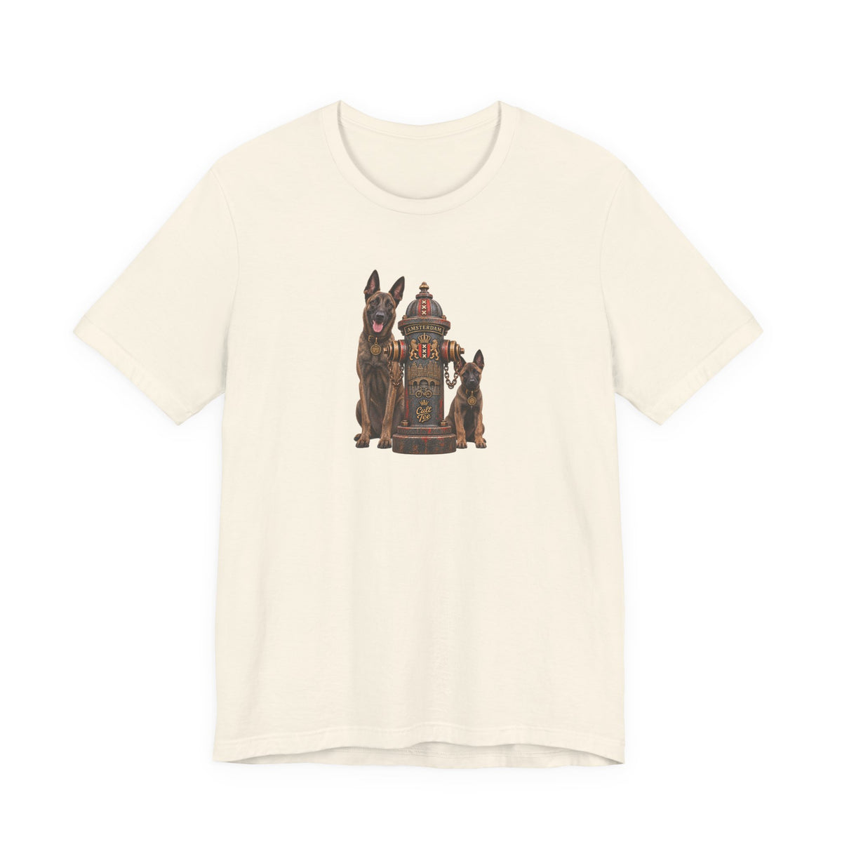 Amsterdam Fire Hydrant - Dutch Shepherd Unisex T-Shirt