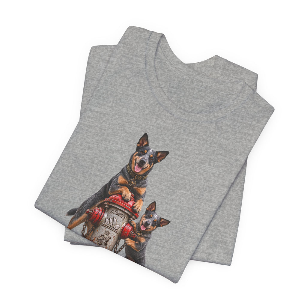 Sydney Fire Hydrant — Australian Cattle Dog Unisex Graphic T-Shirt