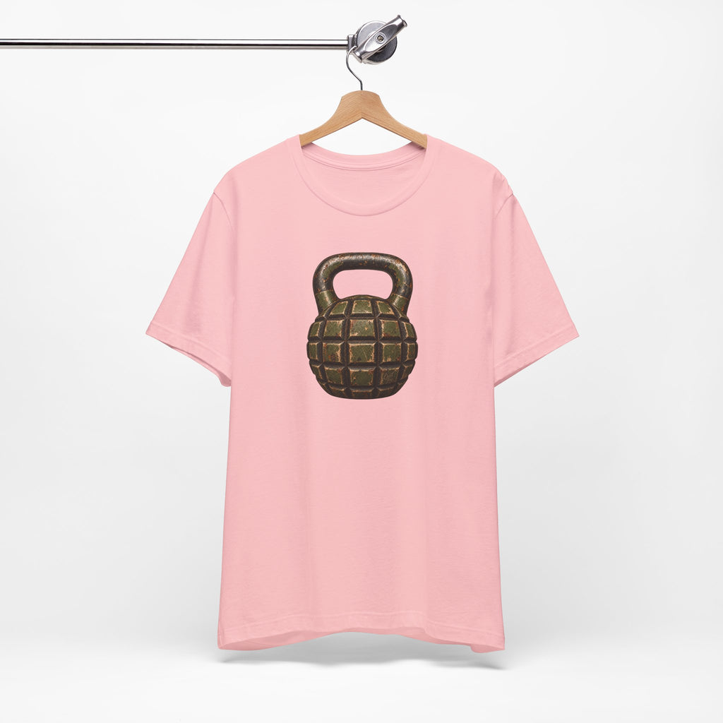 Kettlebell Grenade Graphic T-Shirt – Unisex T-Shirt