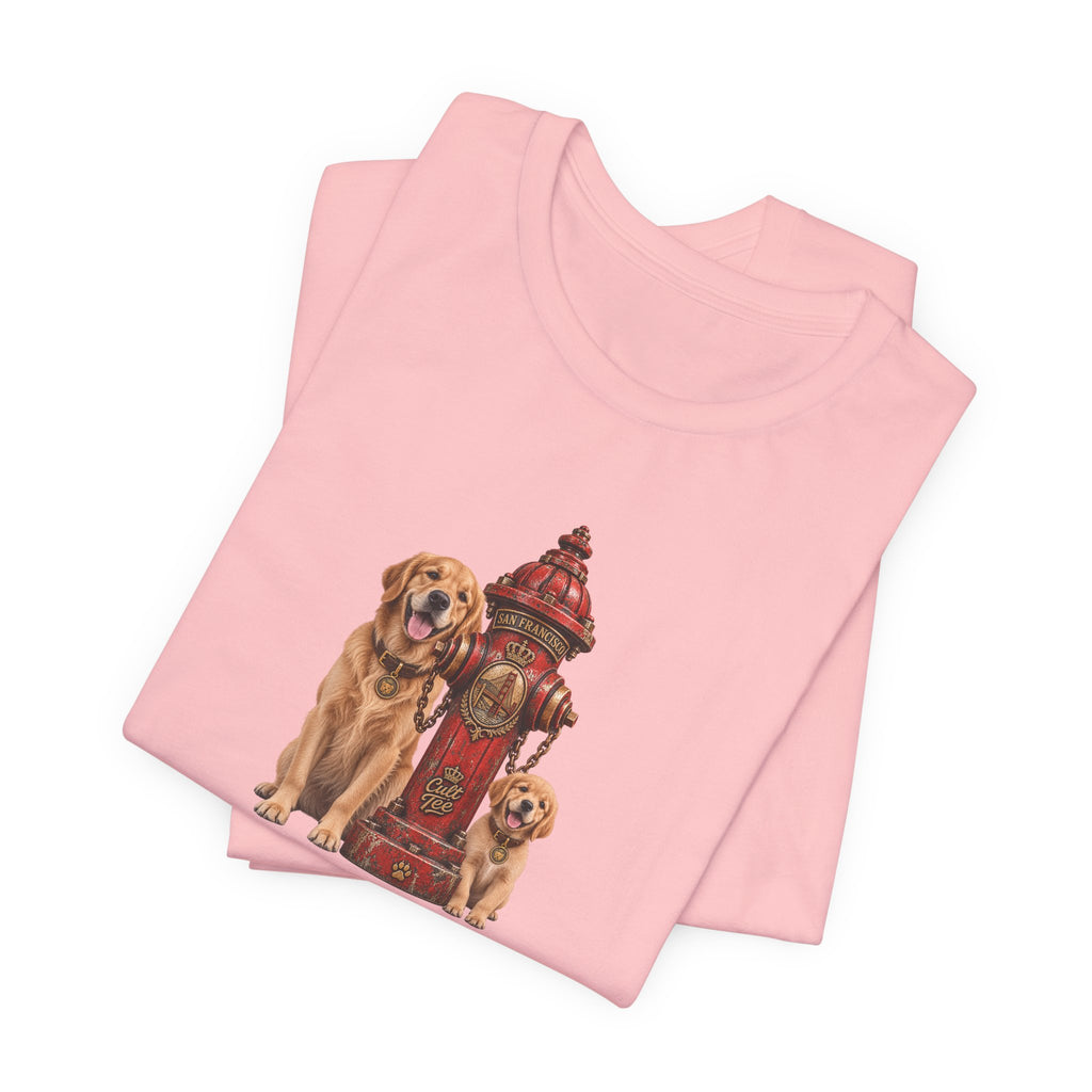 San Francisco Fire Hydrant - Golden Retriever Unisex T-Shirt