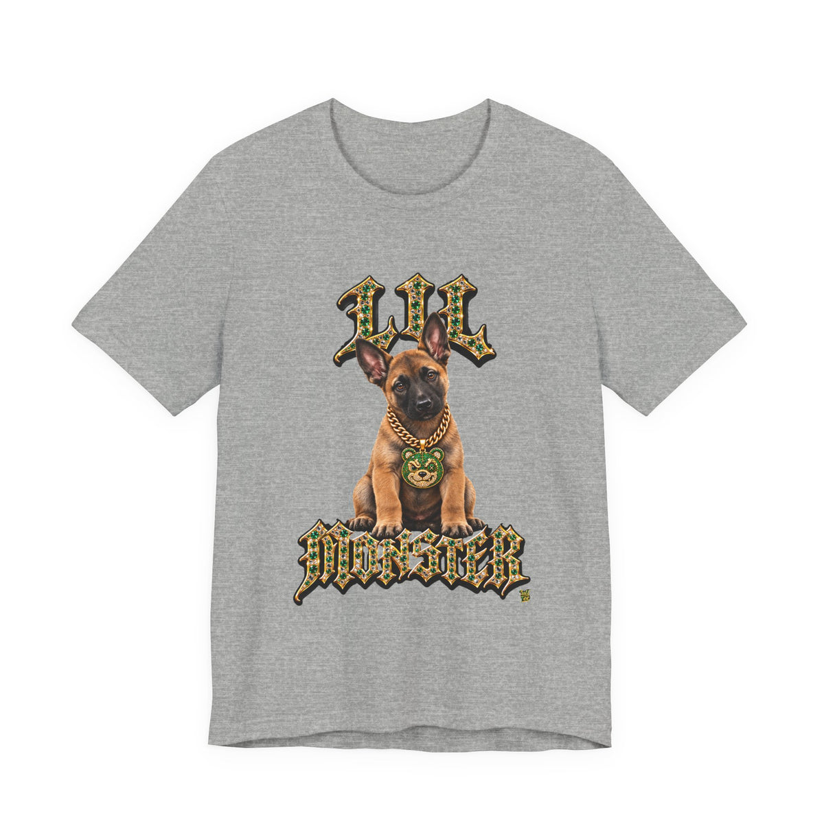 Malinois Puppy 'Lil Monster' T-Shirt — Unisex Graphic T-Shirt