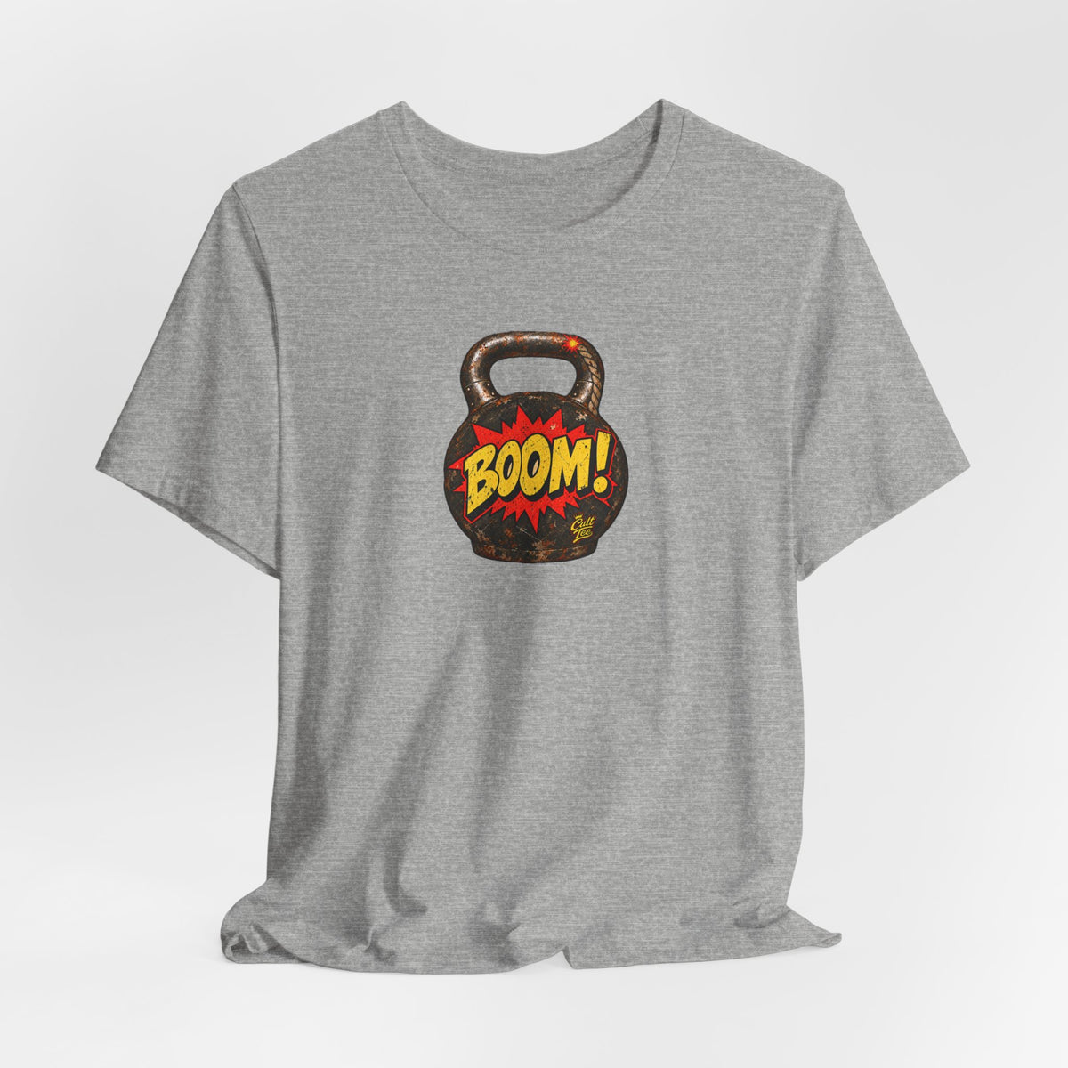 Kettlebell 'BOOM!' - Unisex Graphic T-Shirt