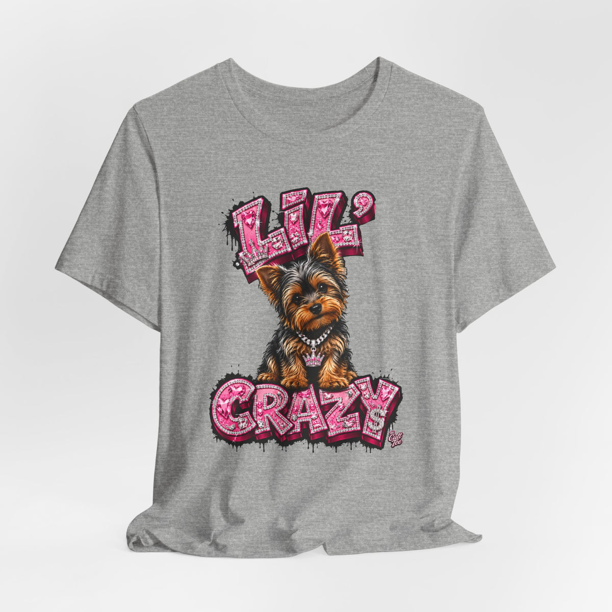 Yorkshire Terrier (Yorkie) Puppy ‘Lil' Crazy’ T-Shirt – Unisex Graphic Tee