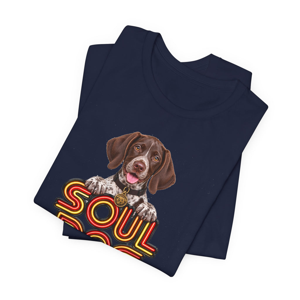 Soul Dog German Shorthaired Pointer Puppy — Unisex Graphic Dog Lover T-Shirt