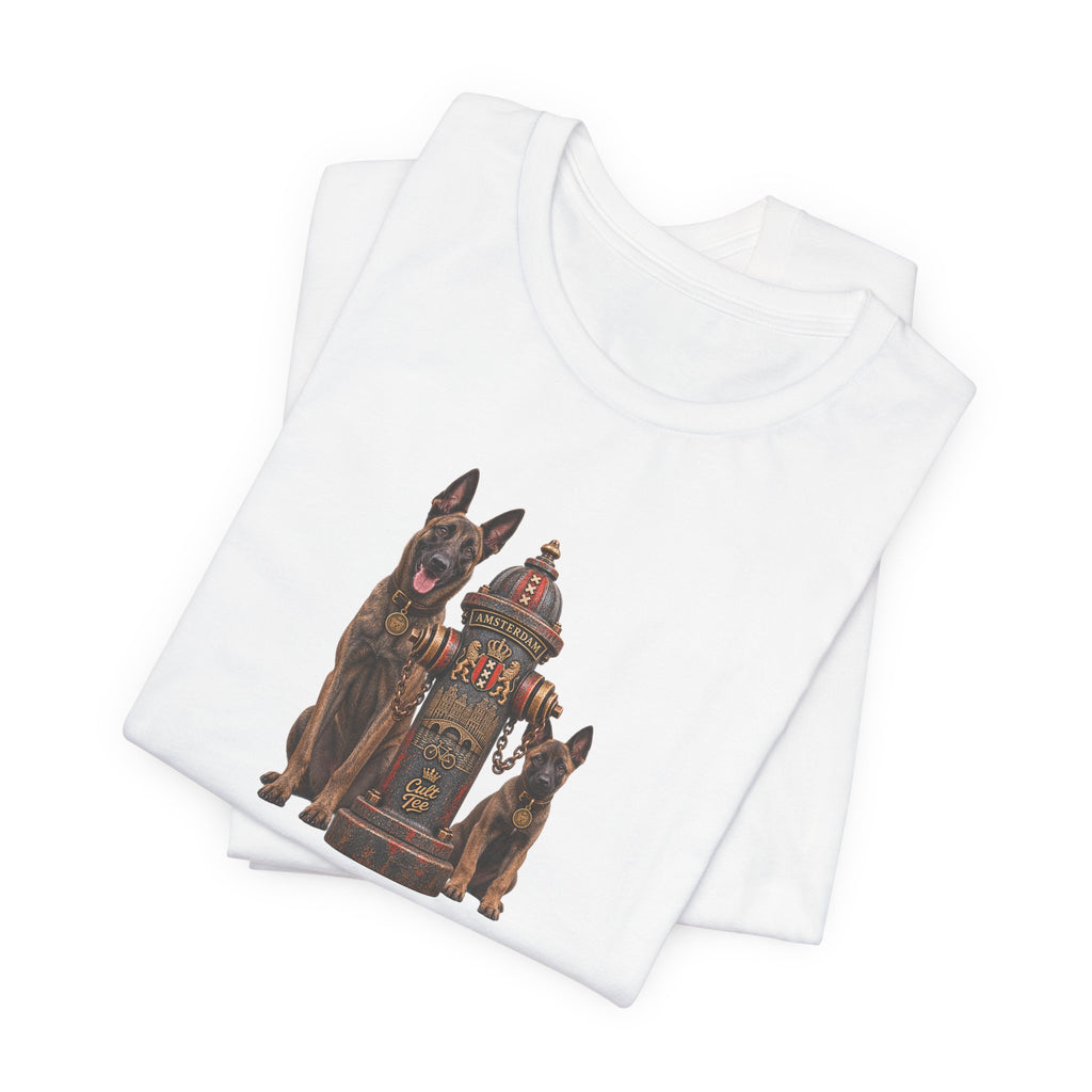 Amsterdam Fire Hydrant - Dutch Shepherd Unisex T-Shirt