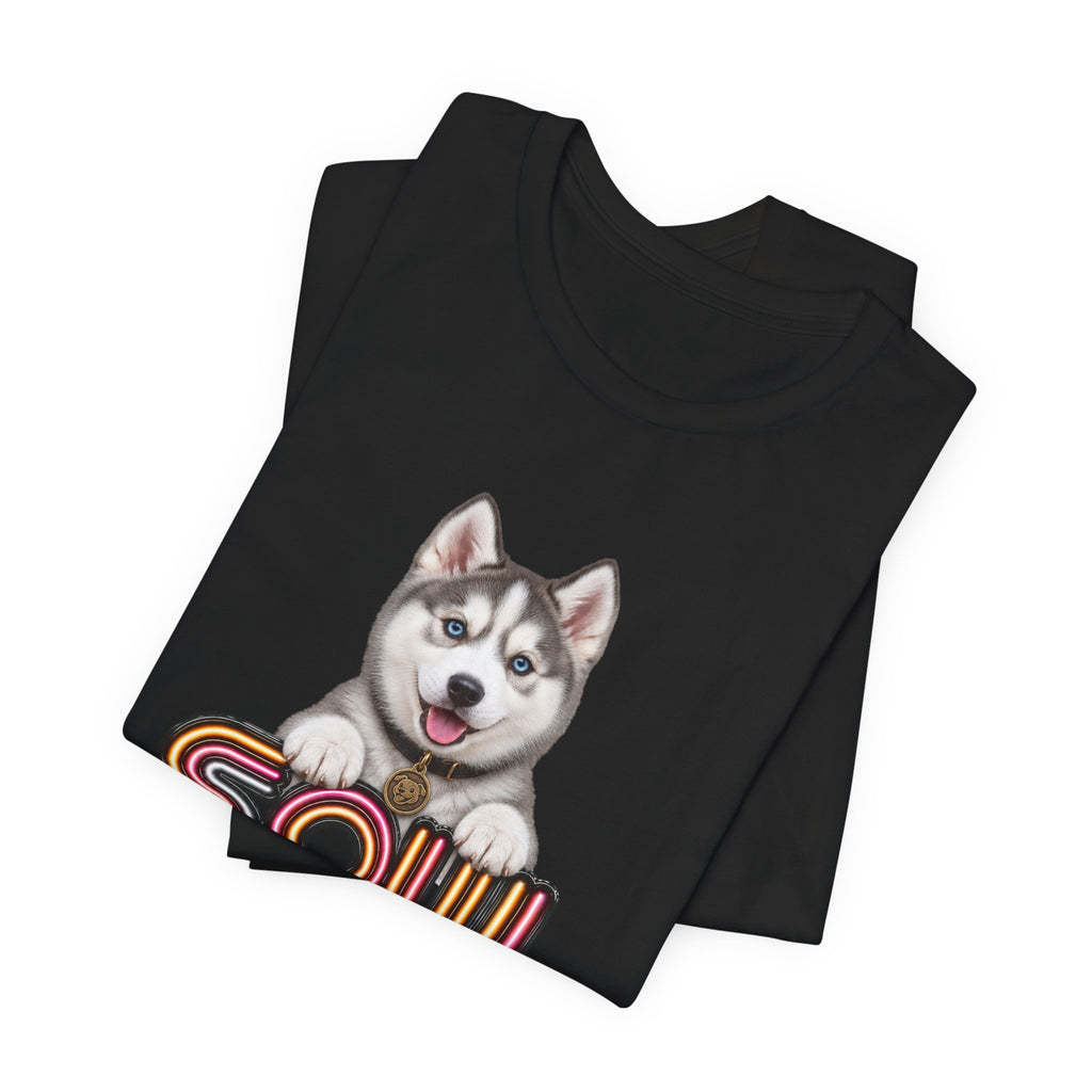 Soul Dog Husky Puppy — Unisex Graphic T-Shirt