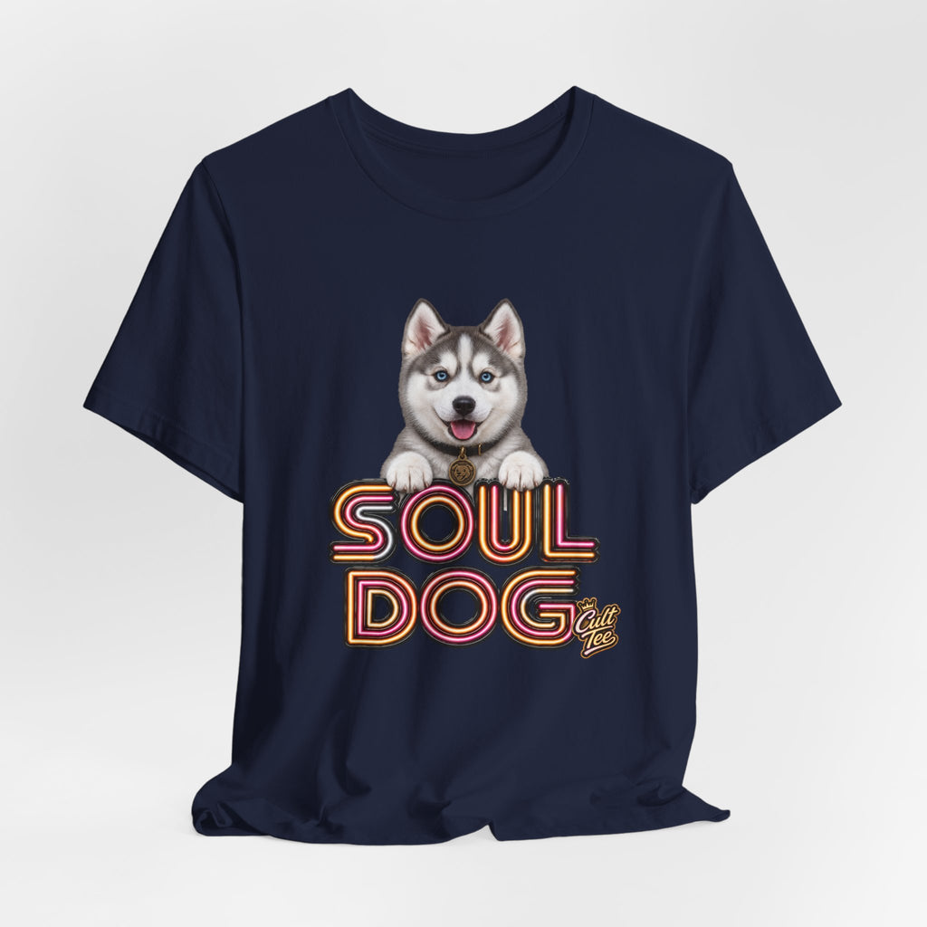 Soul Dog Husky Puppy — Unisex Graphic T-Shirt