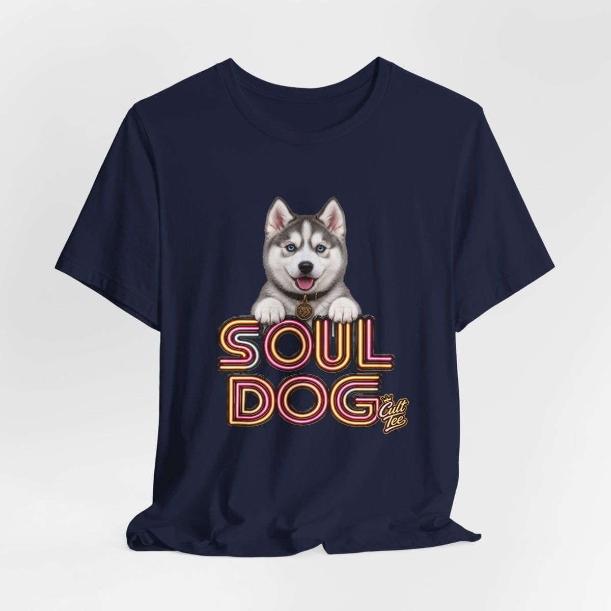Soul Dog Husky Puppy — Unisex Graphic T-Shirt